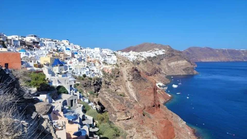 Santorini half-day family tour with wine museum visit
