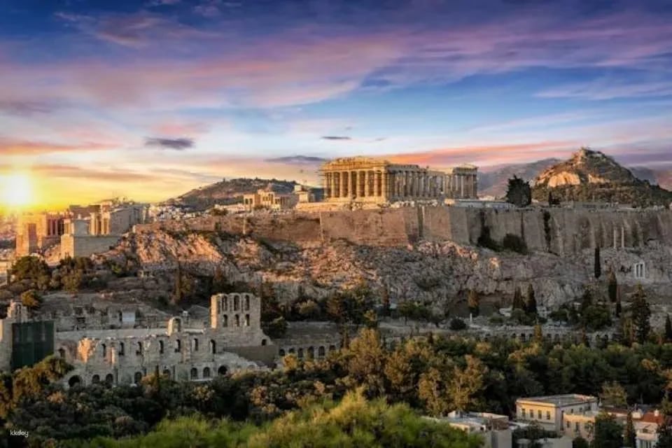 Athens sightseeing Spanish guide tour with Acropolis site entrance and museum