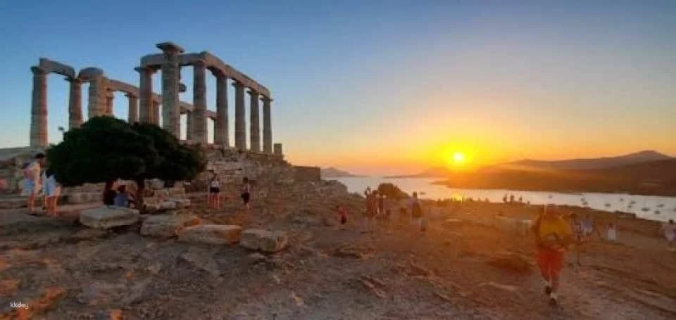 Cape Sounion Temple of Poseidon sunset tour with audio guide