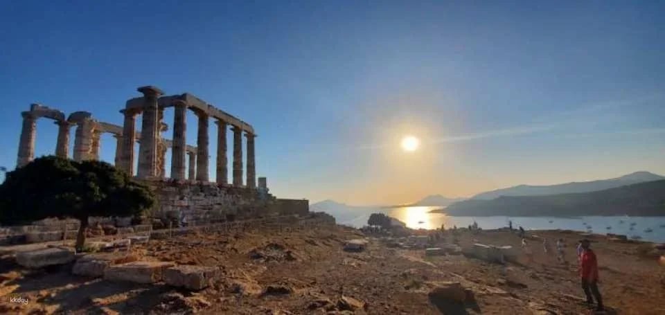 Cape Sounion Temple of Poseidon sunset tour with audio guide