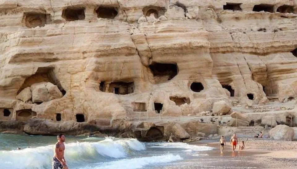 VIP tour of ancient palaces, Minoan wine routes and Matala Beach