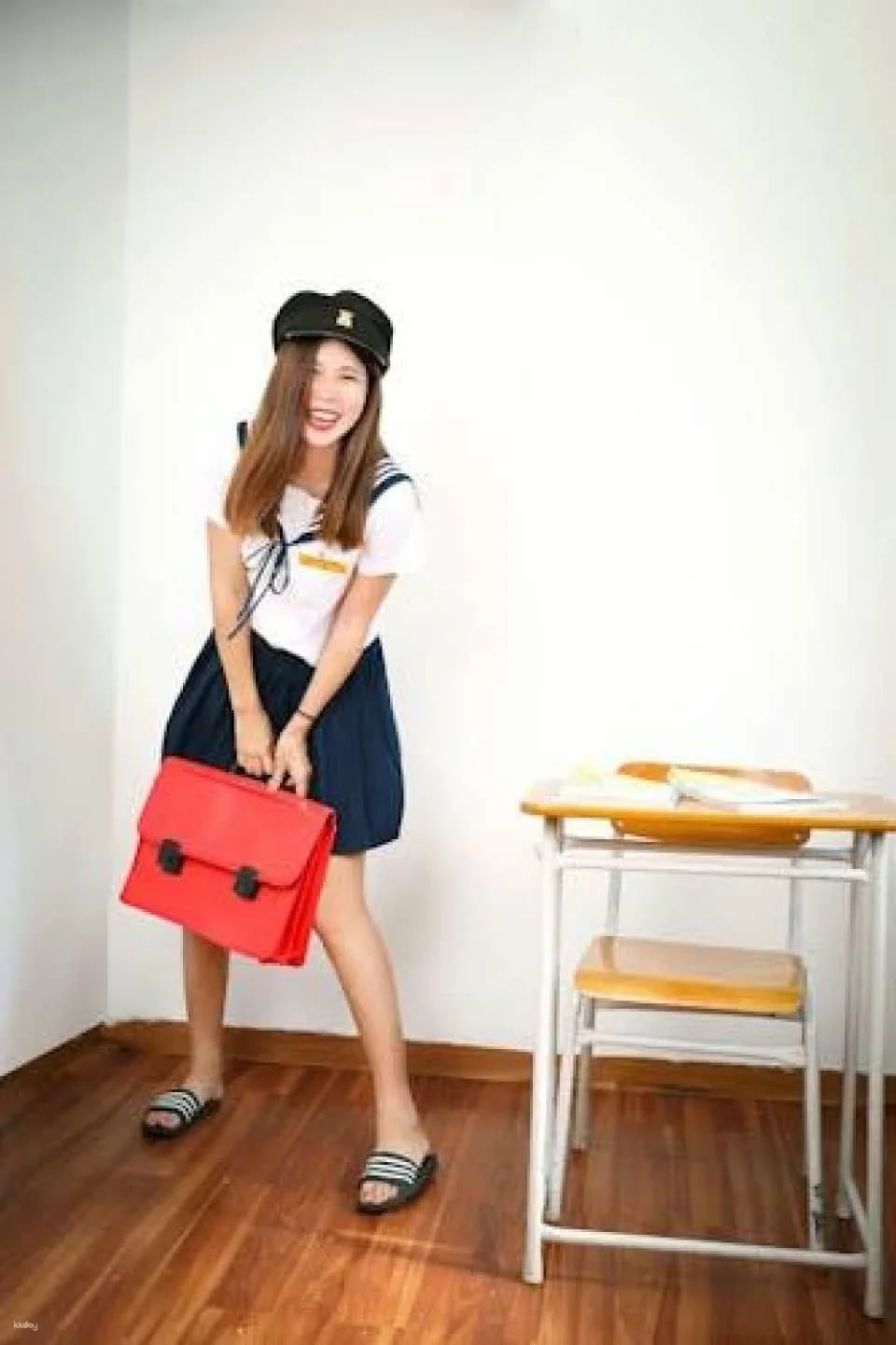 Retro outfit rental in Gamcheon culture village