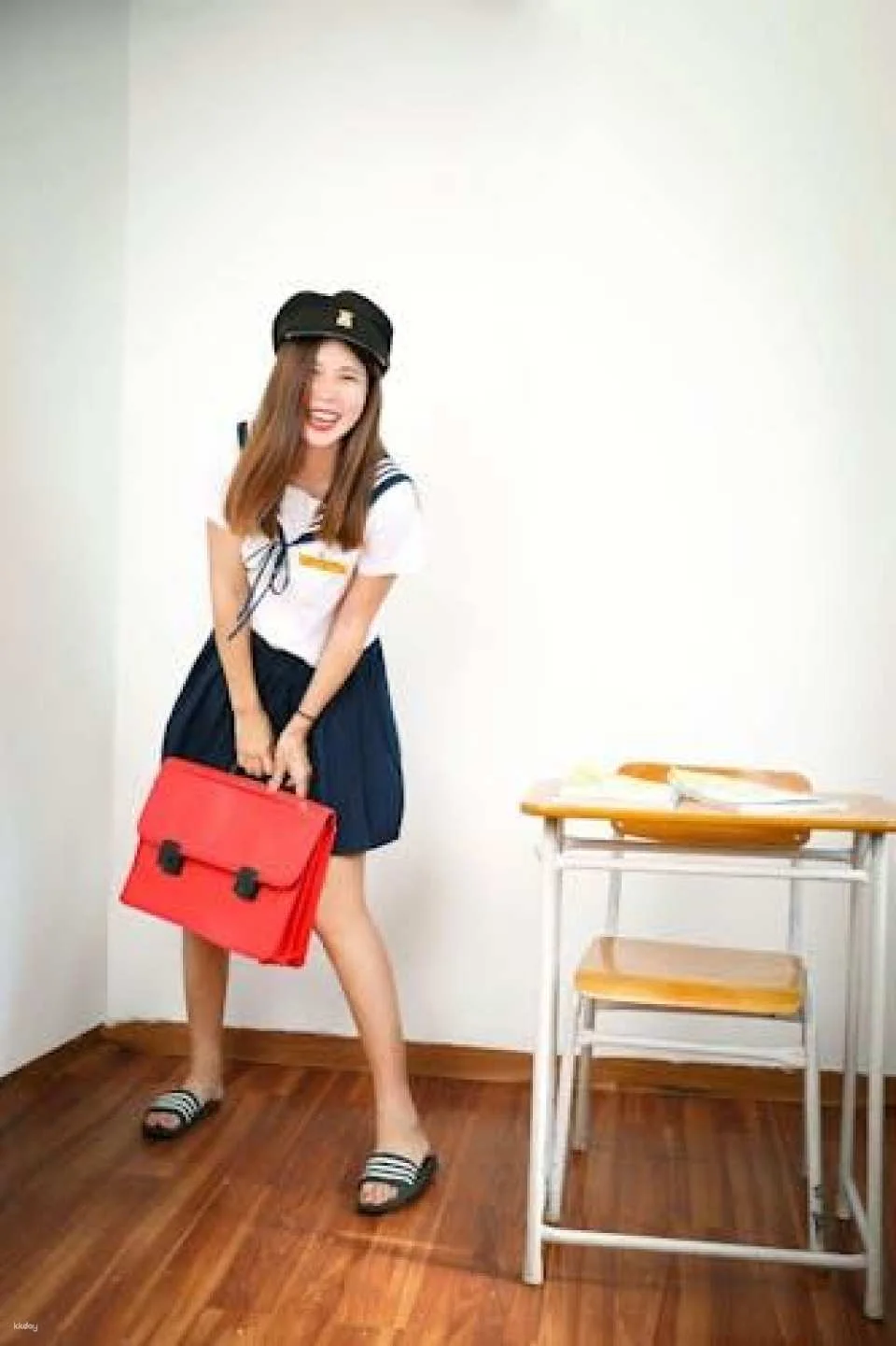Retro outfit rental in Gamcheon culture village