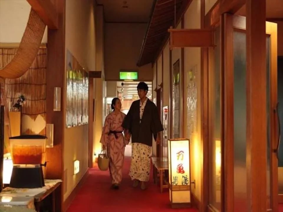Hot Spring Experience at Hotel Kaminoyu Onsen in Yamanashi