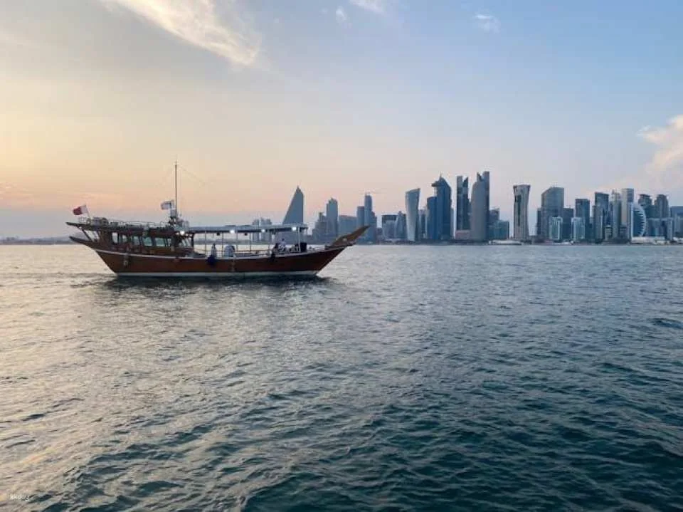 Doha sightseeing cruise onboard an Arabic dhow boat