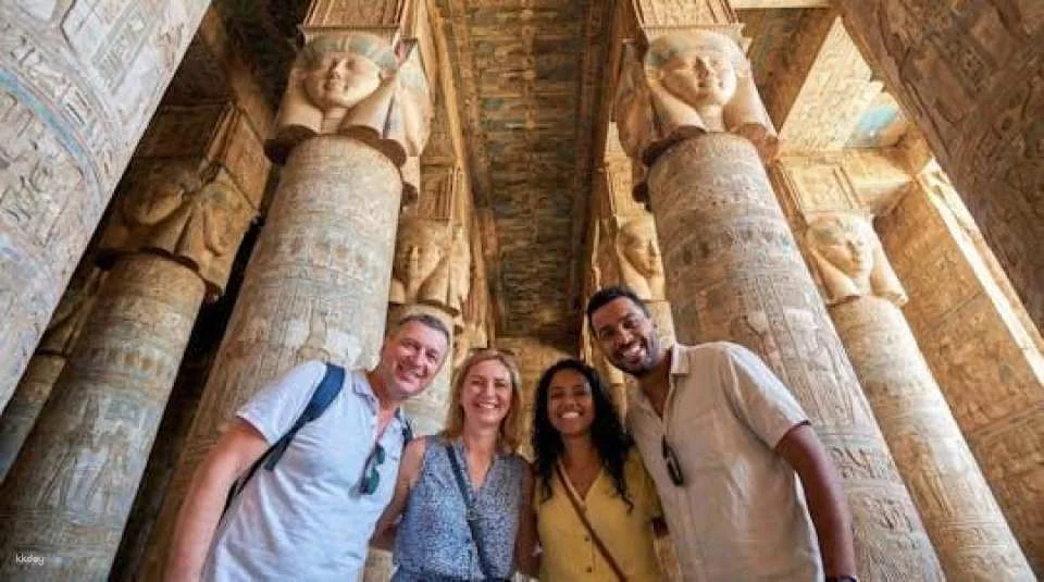 Guided tour to Dendera temple and felucca cruise with lunch from Luxor