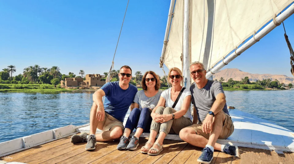 Guided tour to Dendera temple and felucca cruise with lunch from Luxor