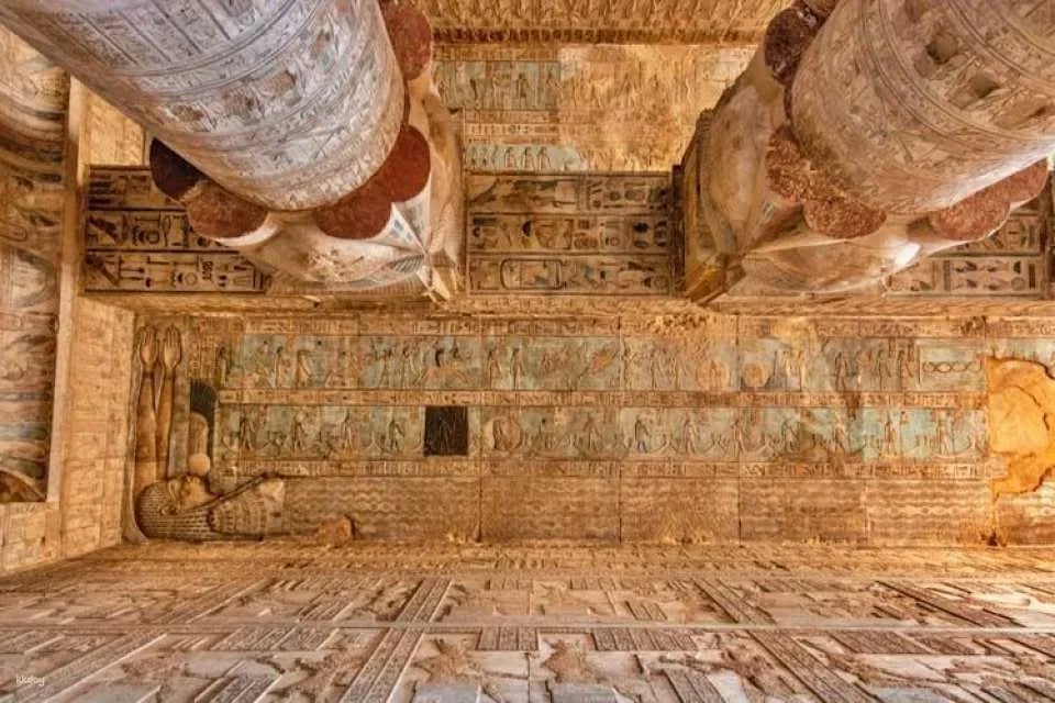 Guided tour to Dendera temple and felucca cruise with lunch from Luxor