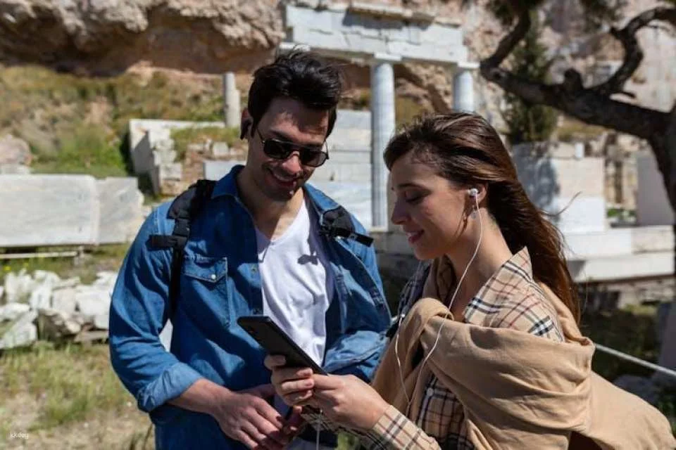 South Slope of Acropolis of Athens Self-Guided Audiovisual Tour with 3D Models