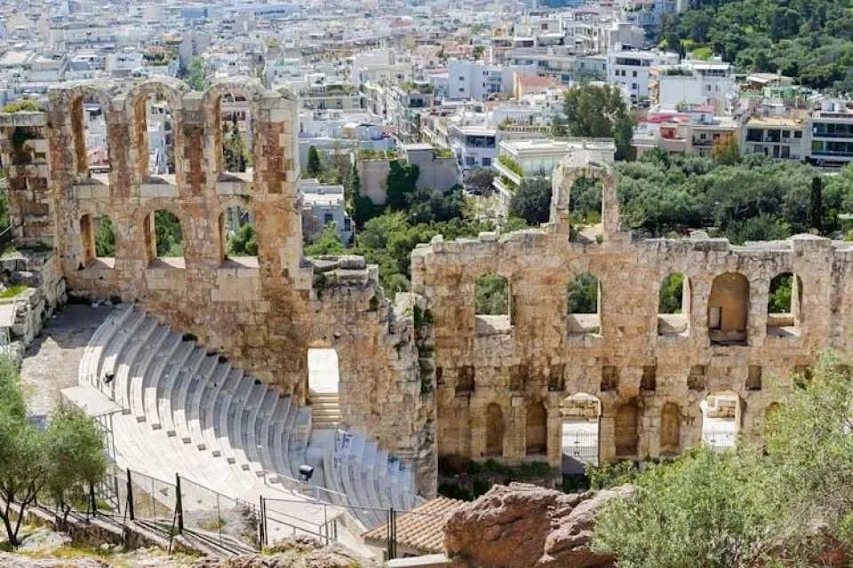 South Slope of Acropolis of Athens Self-Guided Audiovisual Tour with 3D Models