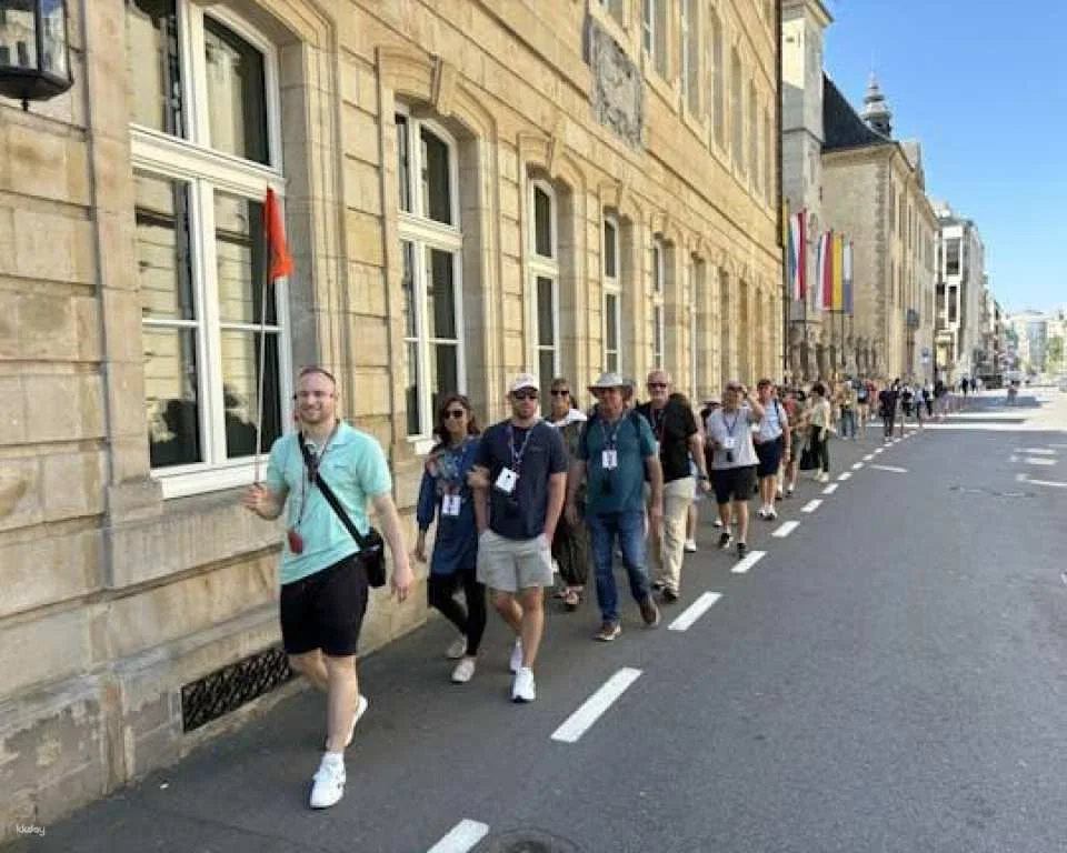 Guided walking tour in Luxembourg city