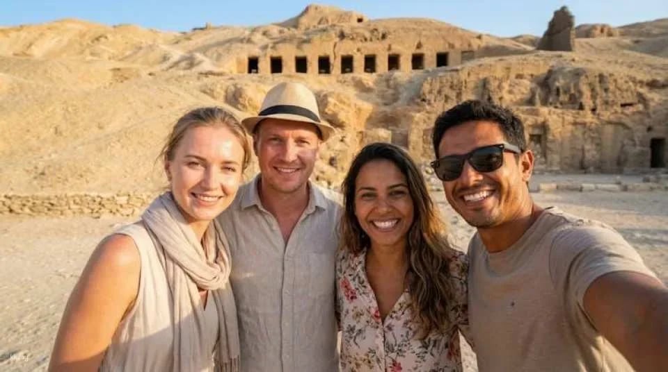 Guided tour of Valley of the Nobles, Medinat Habu and The Ramesseum from Luxor