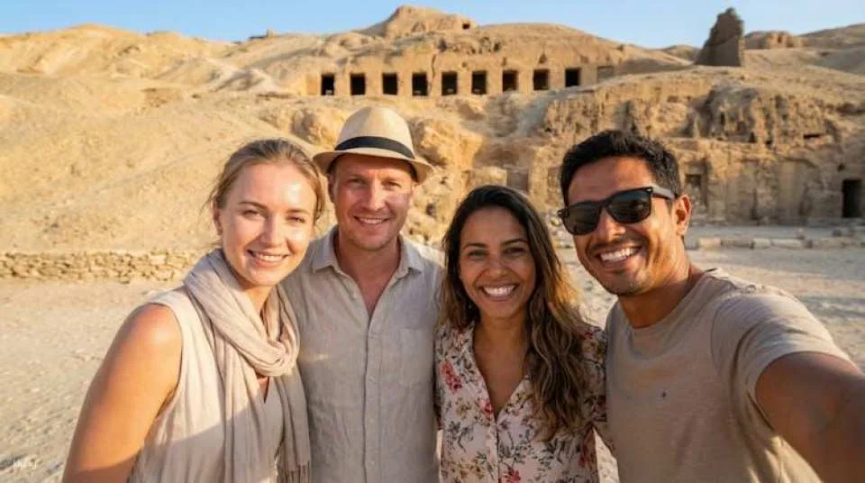 Guided tour of Valley of the Nobles, Medinat Habu and The Ramesseum from Luxor