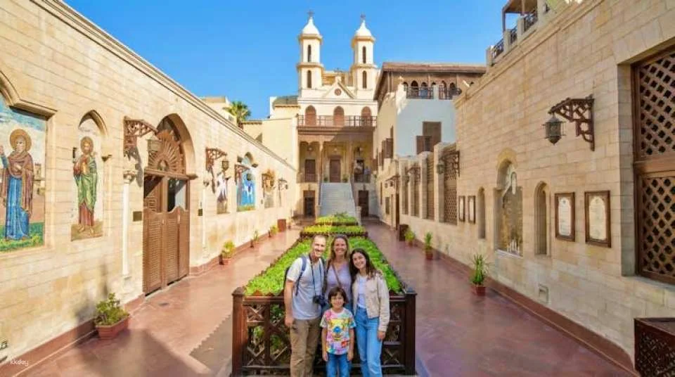 Old Cairo Mosque, churches, and New Grand Museum by plane from Sharm