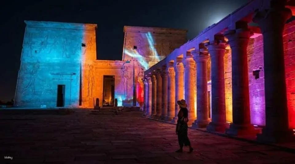 Sound and Light Show experience at Philae Temple from Aswan