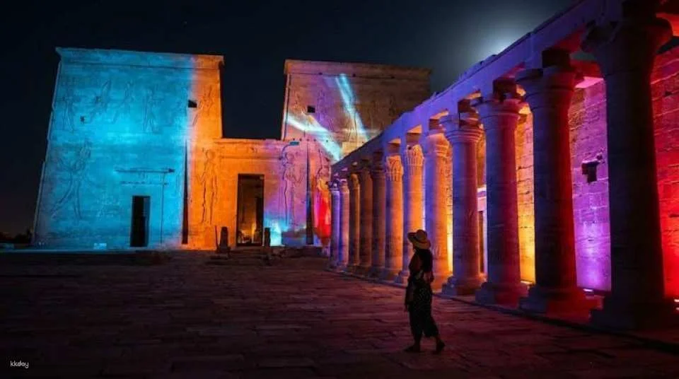 Sound and Light Show experience at Philae Temple from Aswan