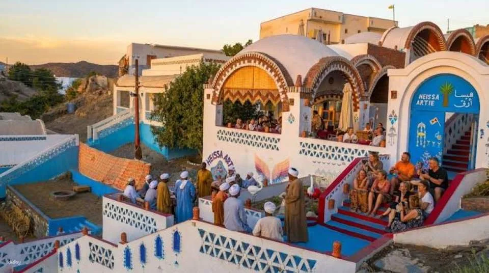 Felucca tour of Aswan landmarks including Nubian lunch