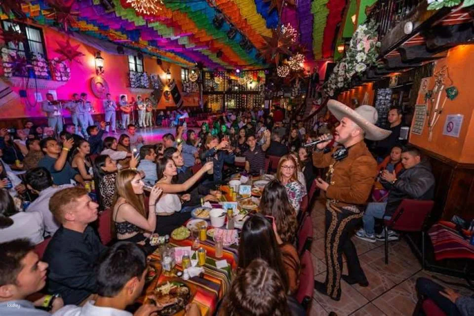 Mexico City night tour with taqueria visit and mariachi performance