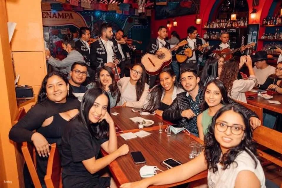 Mexico City night tour with taqueria visit and mariachi performance