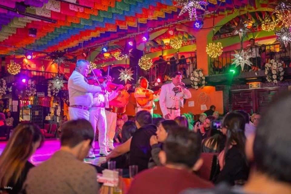 Mexico City night tour with taqueria visit and mariachi performance