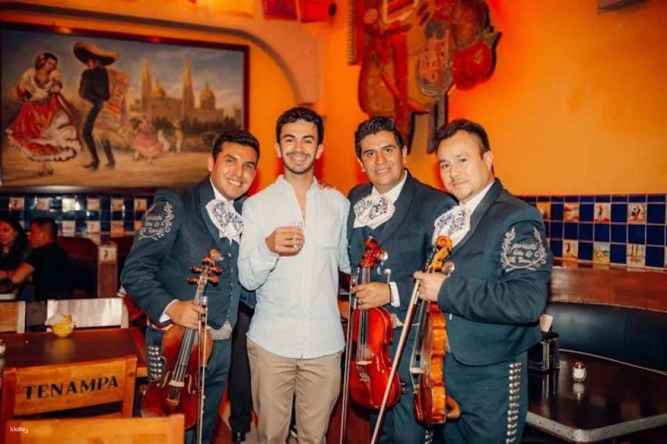 Mexico City night tour with taqueria visit and mariachi performance