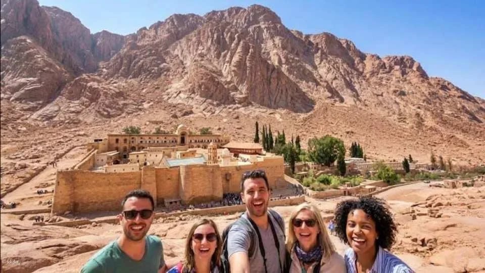 Tour of St. Catherine's Monastery and Dahab with lunch - from Sharm El Sheikh