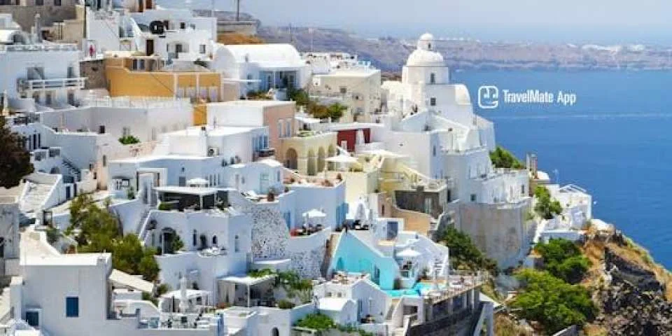 Santorini audio guide with TravelMate app (620568)