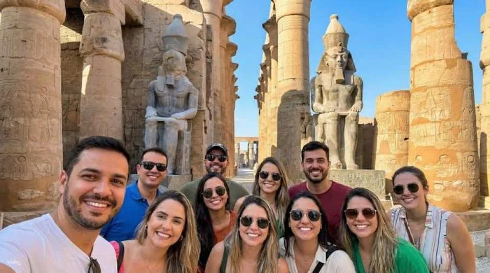 Luxor hidden gems, nobles' tombs, temples and felucca from Hurghada