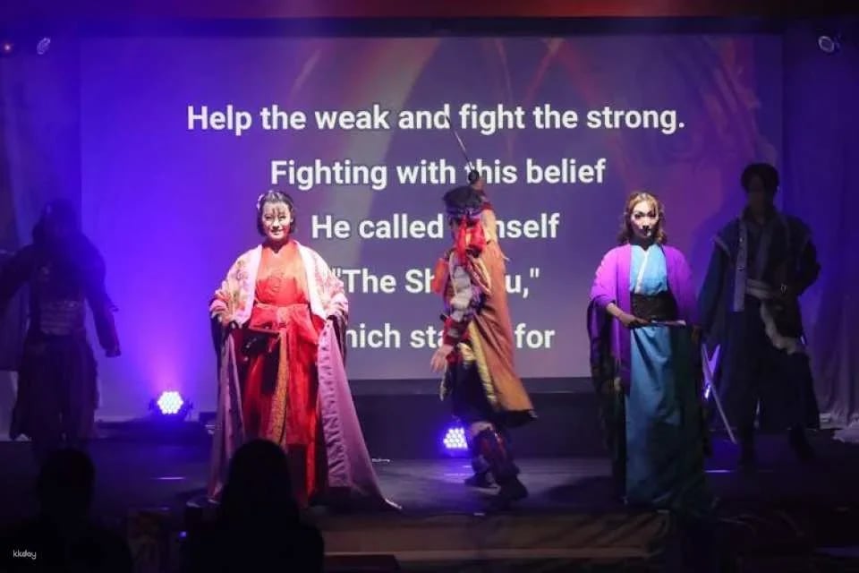 Japanese Show with Sword Fighting, Action and Dance