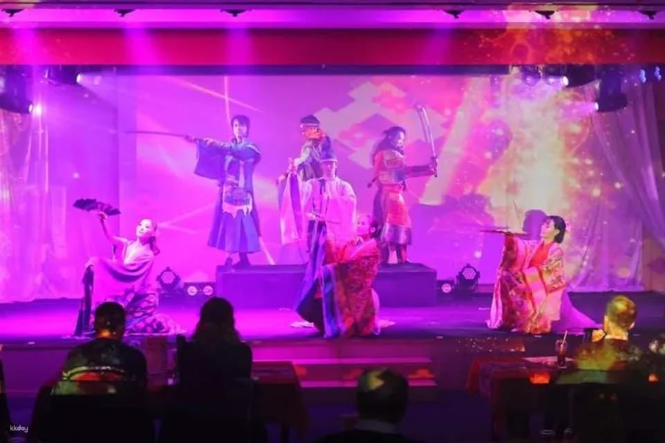 Japanese Show with Sword Fighting, Action and Dance
