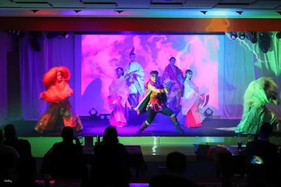 Japanese Show with Sword Fighting, Action and Dance