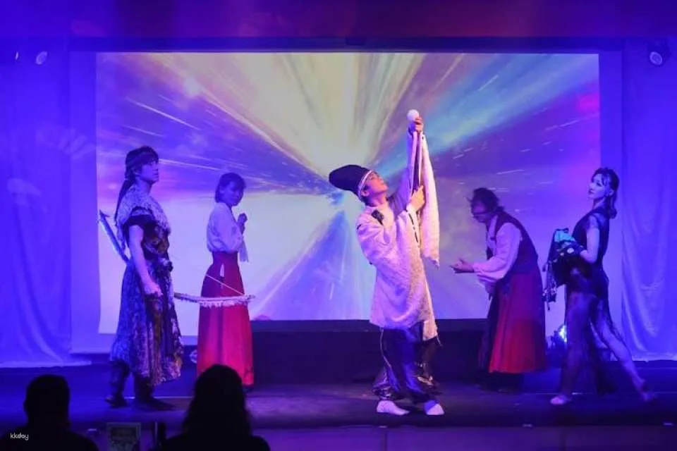 Japanese Show with Sword Fighting, Action and Dance