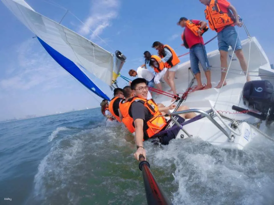 Xiamen Sailing Experience (Sailing and Surfing + Free Upgrade to a Sailing Boat + Accident Insurance Included + Free Glasses + Waterproof Bag + Sun Protection Arms)