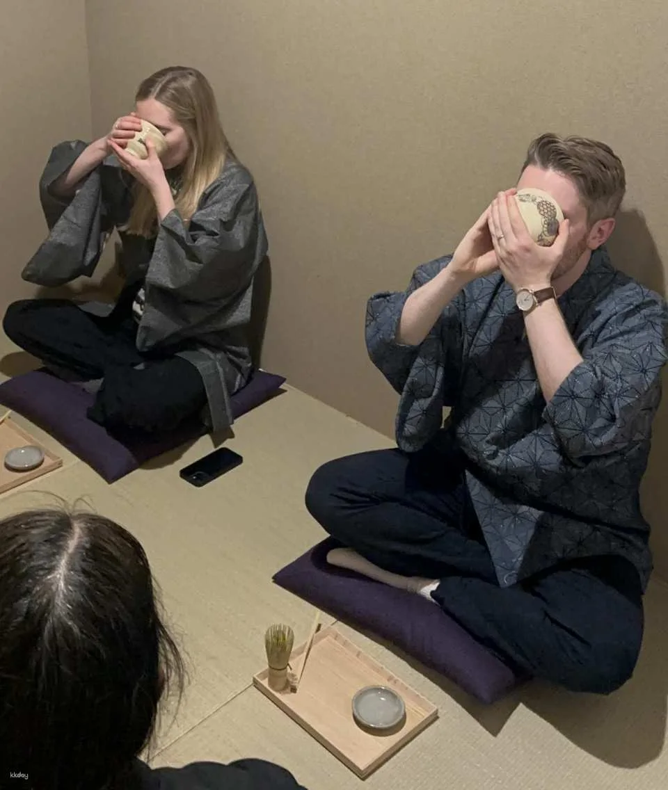 Tea Ceremony, Calligraphy in 150 year old Kyoto Machiya with Kamogawa View
