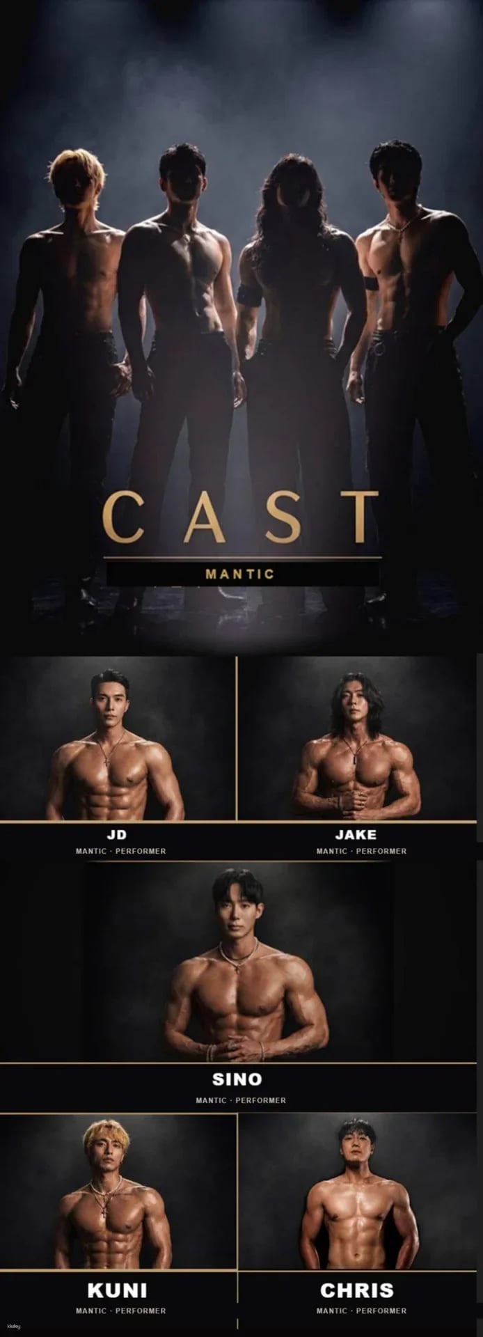 [Sexy Men Standing] Show Musical Ticket in Seoul (Female Guests Only)