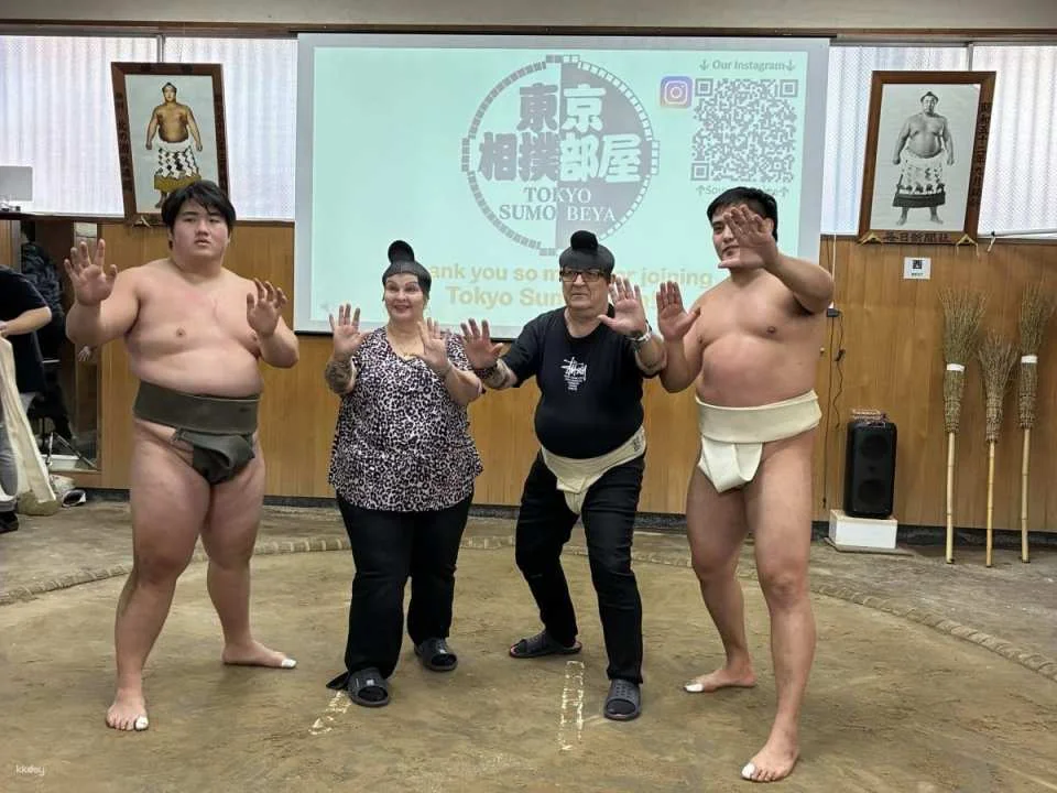 Tokyo Sumo Room Experience: Retired wrestler performances and interactive experiences (optional all-you-can-eat sumo hot pot).