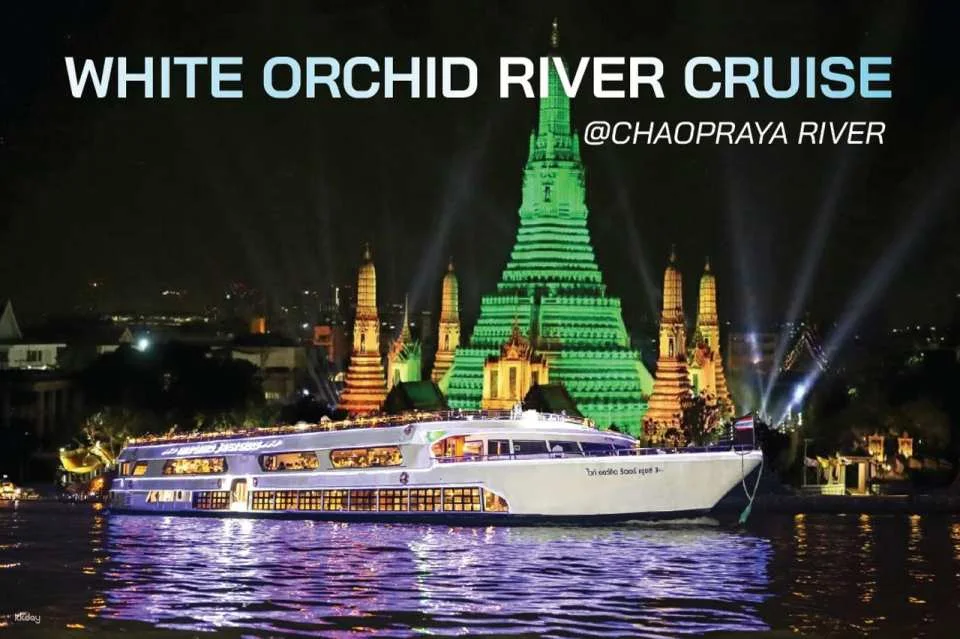 Chaophraya White Orchid Dinner Cruise Dinner & Beer Buffet | Bangkok