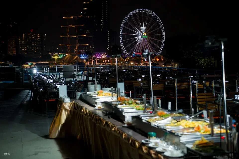 Chaophraya White Orchid Dinner Cruise Dinner & Beer Buffet | Bangkok