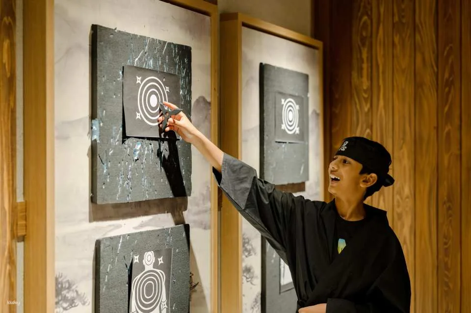 Kyoto Arashiyama Ninja Experience: Try your hand at revolving doors, shuriken, and blowguns in an authentic ninja house. (621684)