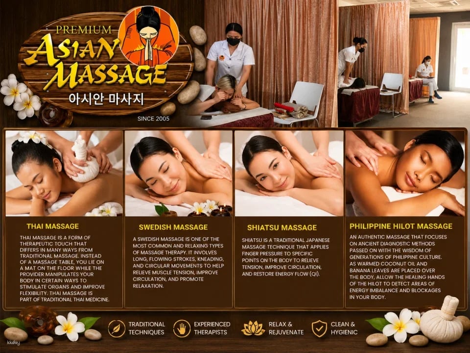 Manila ASIAN Massage 24 Hours in Makati, Ortigas & Malate