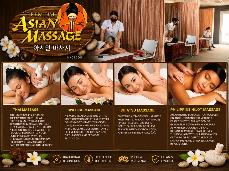 Manila ASIAN Massage 24 Hours in Makati, Ortigas & Malate