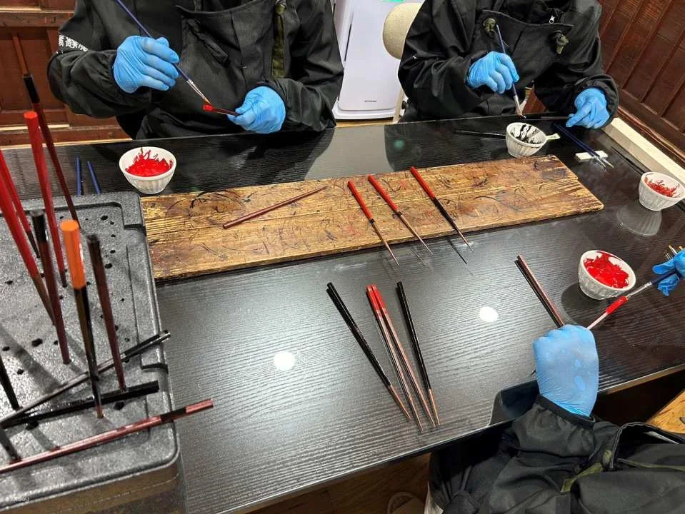 Yamanaka Lacquered Chopsticks Workshop