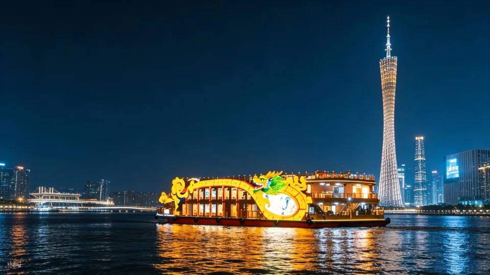 Canton Tower Wharf | Lucky Duck β’ A Timeless Feast β The first immersive waterborne entertainment project in the Greater Bay Area (NPC Interaction / Royal Dining / Desserts)