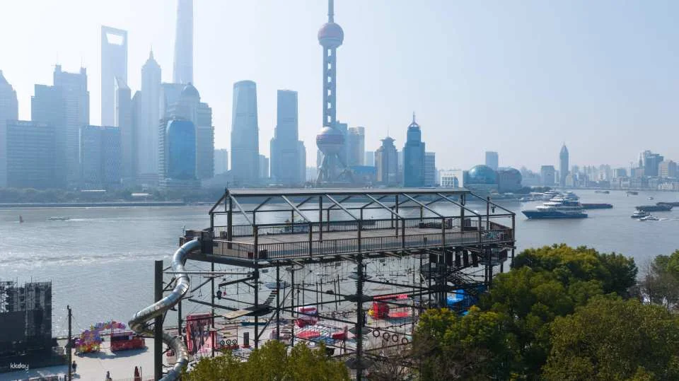[China] Shanghai Magic City Matrix (Challenge Shanghai's only high-altitude climbing park and conquer 94 levels in one go) (634596)