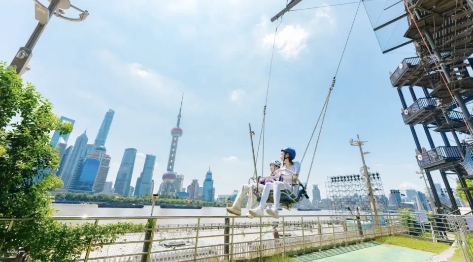 [China] Shanghai Magic City Matrix (Challenge Shanghai's only high-altitude climbing park and conquer 94 levels in one go)