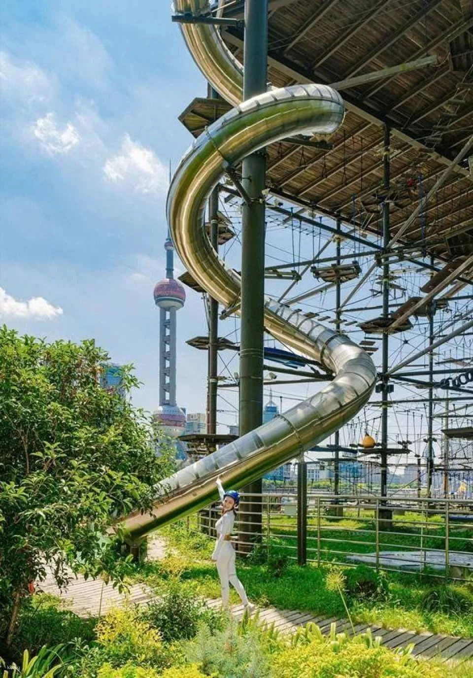 [China] Shanghai Magic City Matrix (Challenge Shanghai's only high-altitude climbing park and conquer 94 levels in one go)