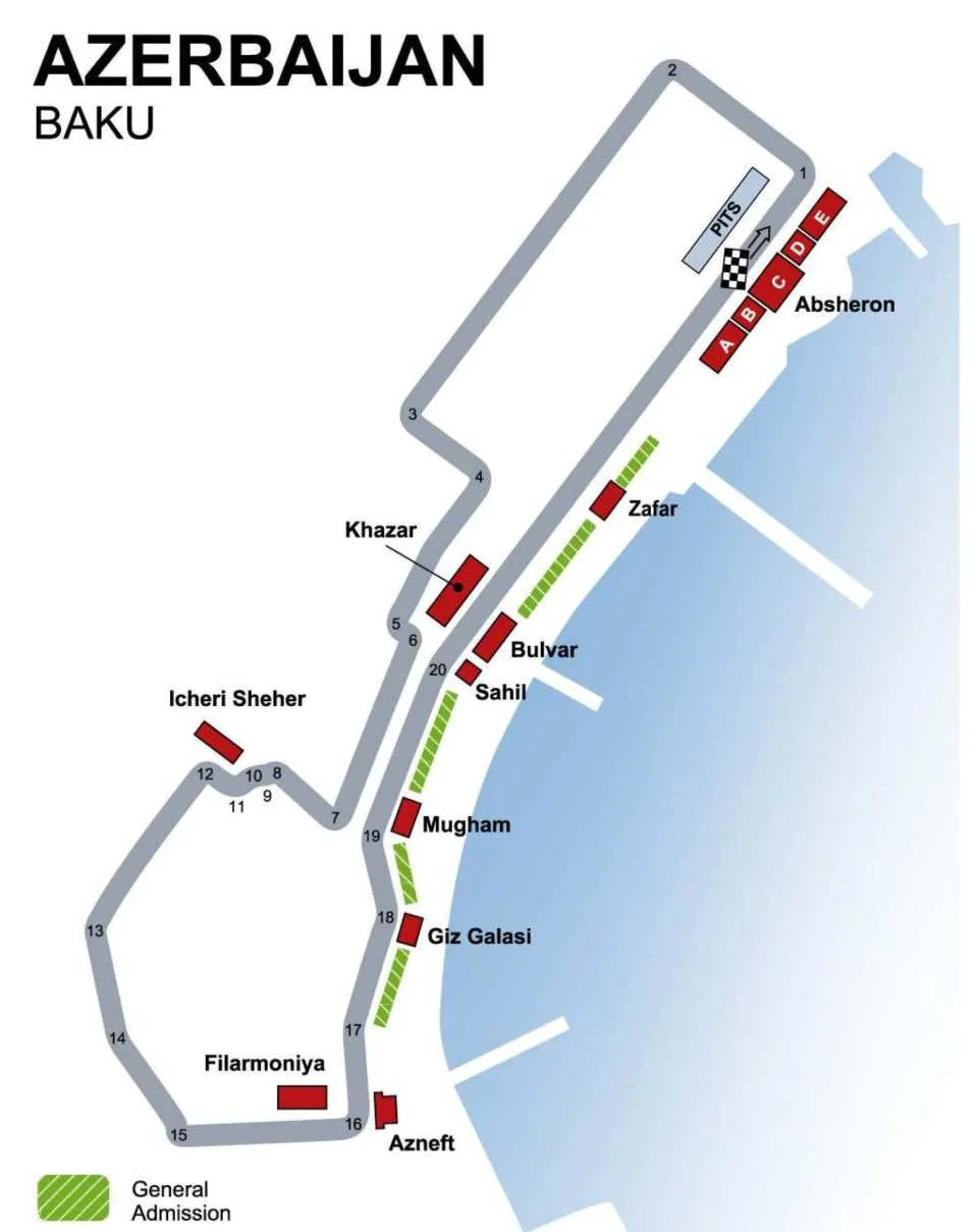 Formula 1 Azerbaijan Grand Prix 2026 (24 - 26 September)