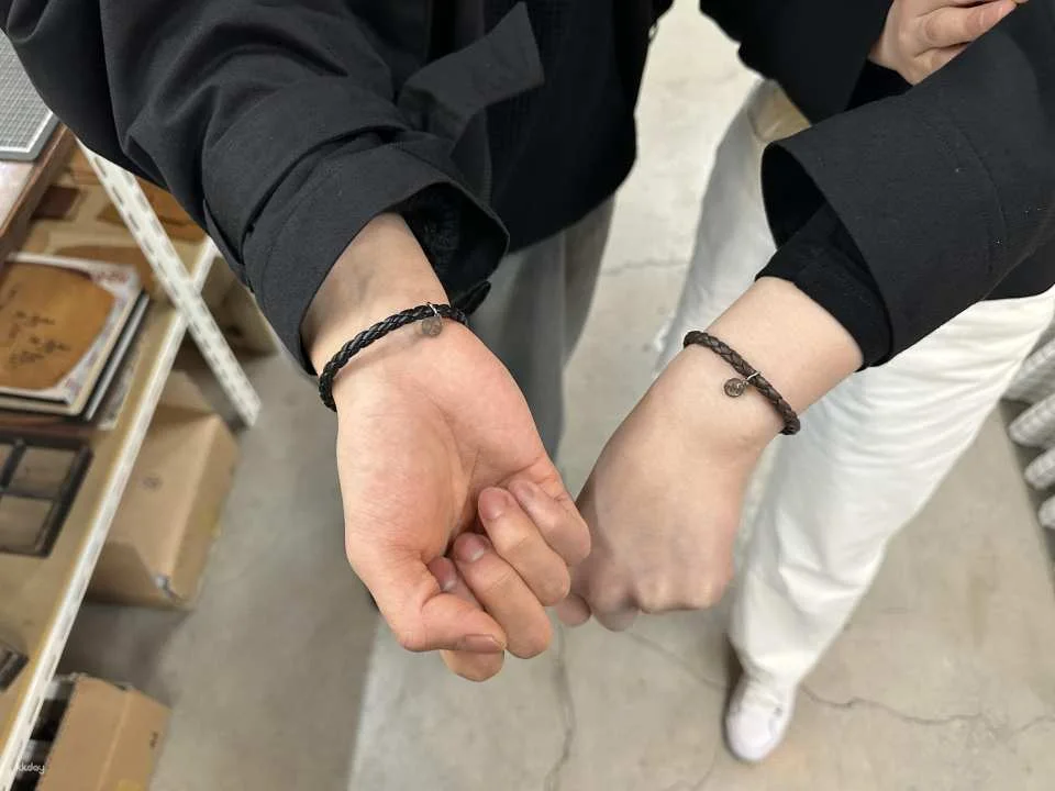 Busan Handmade Leather Bracelet Making Class | 1-2 Hour DIY Workshop Experience