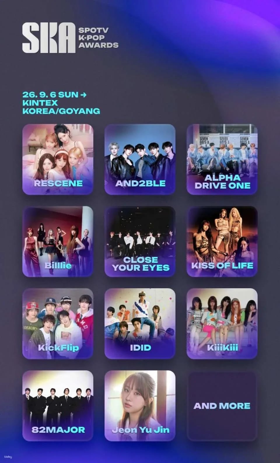 2026 SPOTV K-POP AWARDS (SKA) Ticket Package