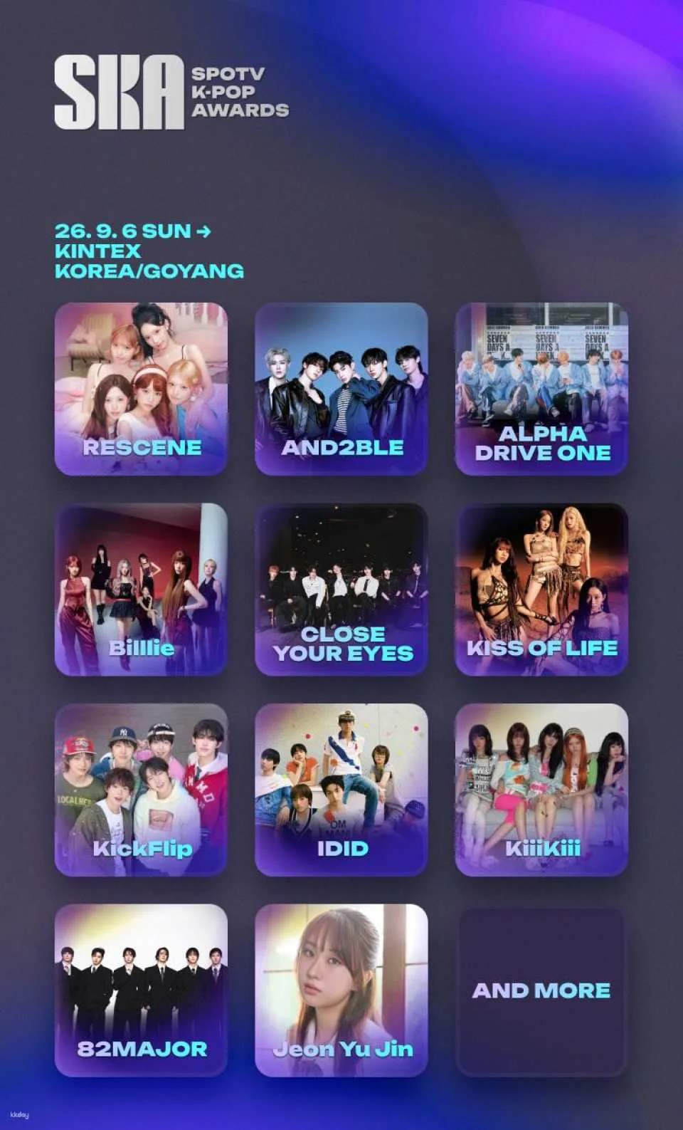 2026 SPOTV K-POP AWARDS (SKA) Ticket Package